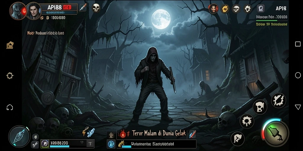 Tampilan menyeramkan dari gameplay API88 yang menegangkan.