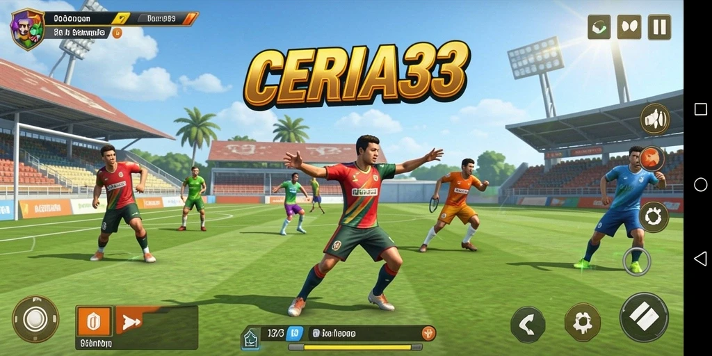 Tampilan gameplay CERIA33 yang menarik dan seru dalam olahraga