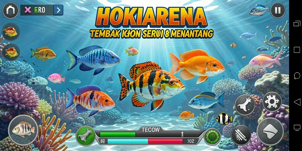 Tampilan gameplay HOKIARENA yang seru dan menantang.