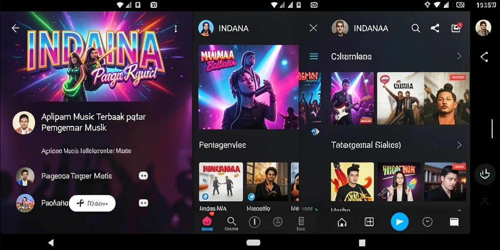 Screenshot gameplay INDAAA menunjukkan suasana menyenangkan saat berkaraoke.