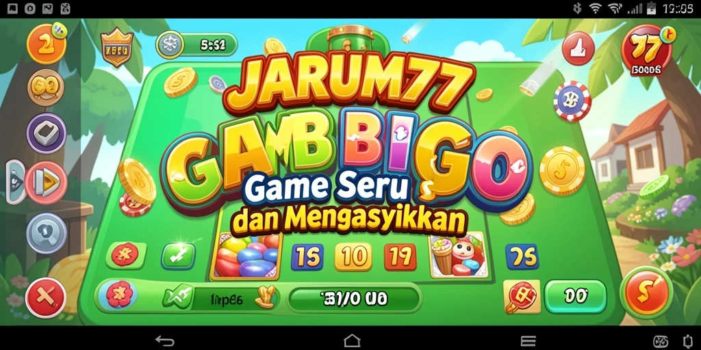 Tampilan gameplay JARUM77 dengan suasana bingo yang seru dan interaktif.