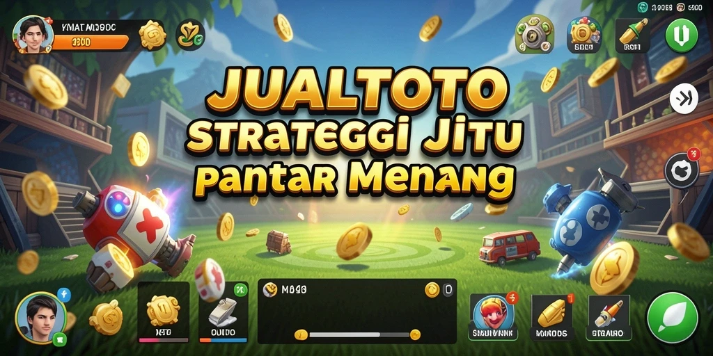 Tampilan gameplay seru dan strategi di JUALTOTO.