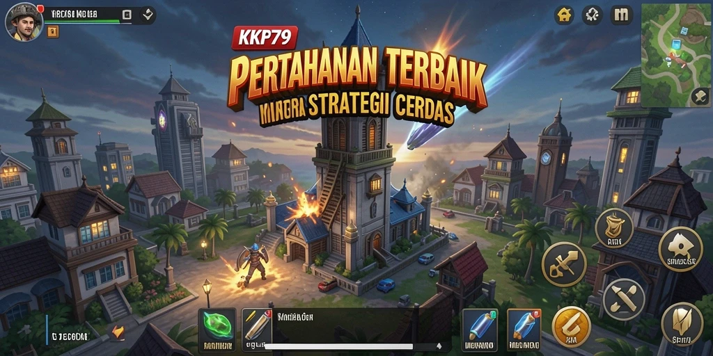 Screenshot KPK79 menunjukkan aksi seru dalam menghadapi gelombang musuh.