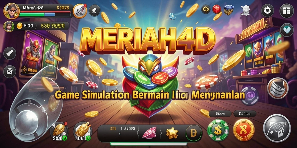 Screenshot gameplay MERIAH4D menampilkan keseruan dan keindahan visual.