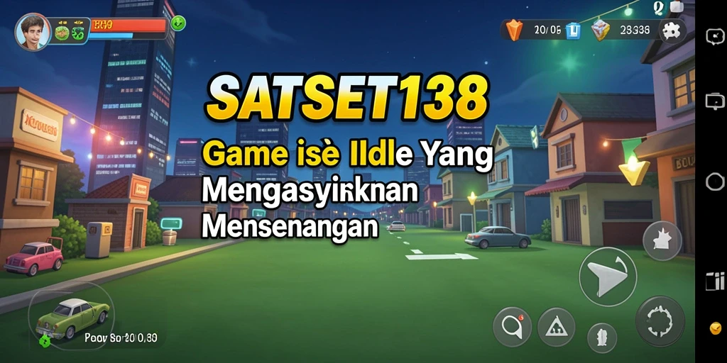 Screenshot utama SATSET138 menampilkan aksi gameplay Idle yang mengasyikkan.