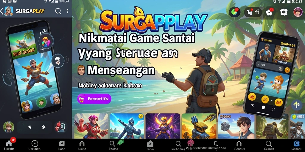 Tampilan gameplay SURGAPLAY yang seru dan menarik.
