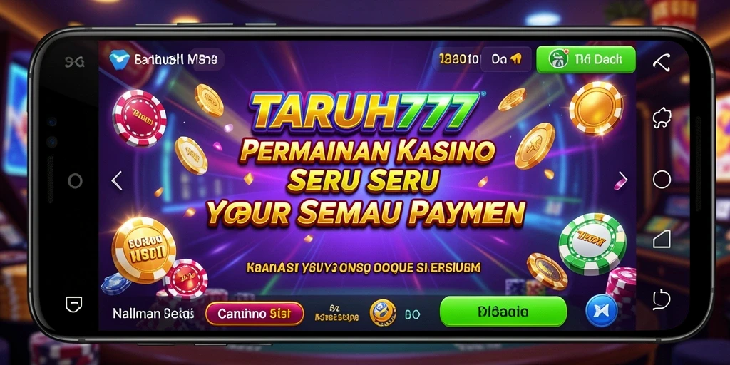 Tangkapan layar TARUH777 menampilkan keseruan permainan Kasino yang mengasyikkan.